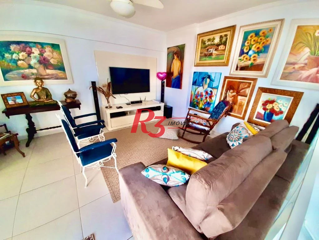 Cobertura com 3 dormitórios à venda, 236 m² por R$ 1.890.000,00 - Ponta da Praia - Santos/SP