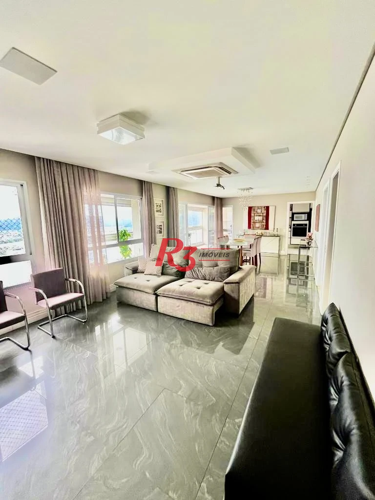 Apartamento à venda, 189 m² por R$ 2.553.000,00 - Ponta da Praia - Santos/SP