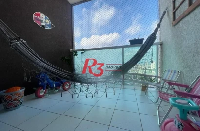 Apartamento à venda, 59 m² por R$ 450.000,00 - Vila Matias - Santos/SP