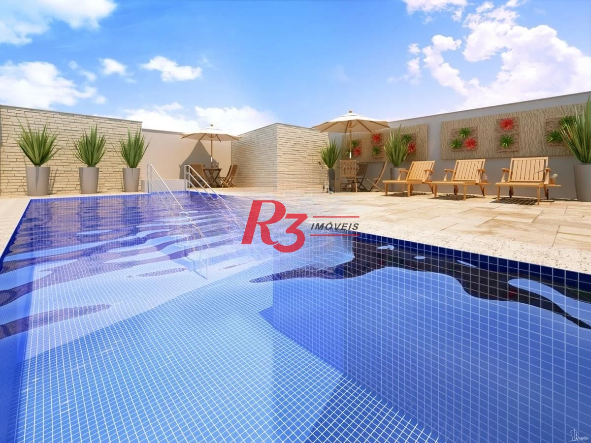 Apartamento à venda, 59 m² por R$ 450.000,00 - Vila Matias - Santos/SP