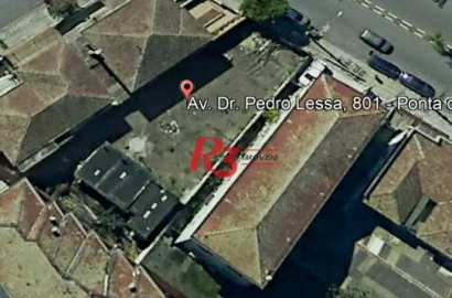 Terreno para alugar, 420 m² por R$ 18.038,76/mês - Ponta da Praia - Santos/SP