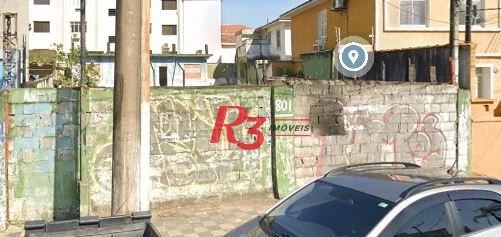 Terreno para alugar, 420 m² por R$ 18.038,76/mês - Ponta da Praia - Santos/SP