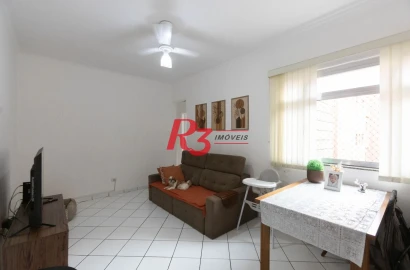 Apartamento com 2 dormitórios à venda, 57 m² por R$ 320.000,00 - José Menino - Santos/SP