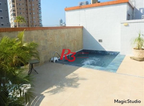 Cobertura com 3 dormitórios à venda, 258 m² por R$ 1.699.000,00 - Gonzaga - Santos/SP