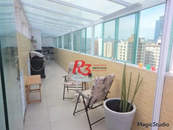 Cobertura com 3 dormitórios à venda, 258 m² por R$ 1.699.000,00 - Gonzaga - Santos/SP