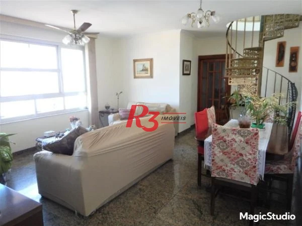 Cobertura com 3 dormitórios à venda, 258 m² por R$ 1.699.000,00 - Gonzaga - Santos/SP