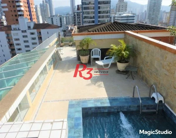 Cobertura com 3 dormitórios à venda, 258 m² por R$ 1.699.000,00 - Gonzaga - Santos/SP