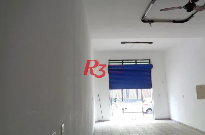 Loja para alugar, 64 m² por R$ 4.500,00/mês - Macuco - Santos/SP