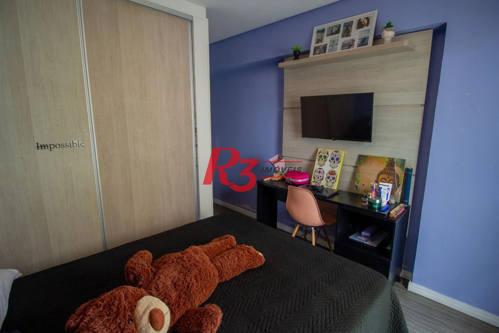 Apartamento  com 3 dormitórios c 3 suites Gonzaga - Santos