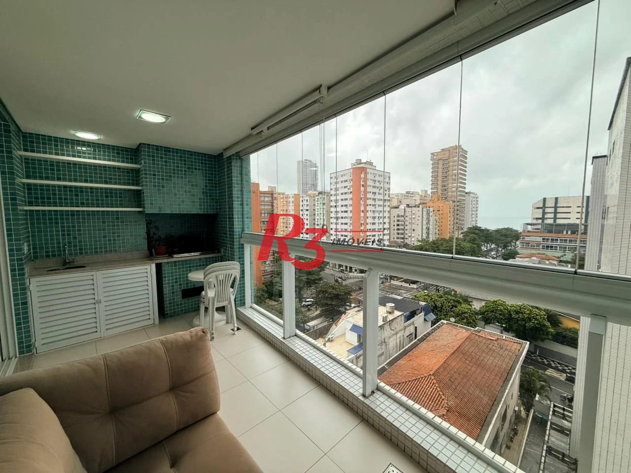 Apartamento com 3 dormitórios à venda, 141 m² por R$ 1.990.000,00 - Aparecida - Santos/SP