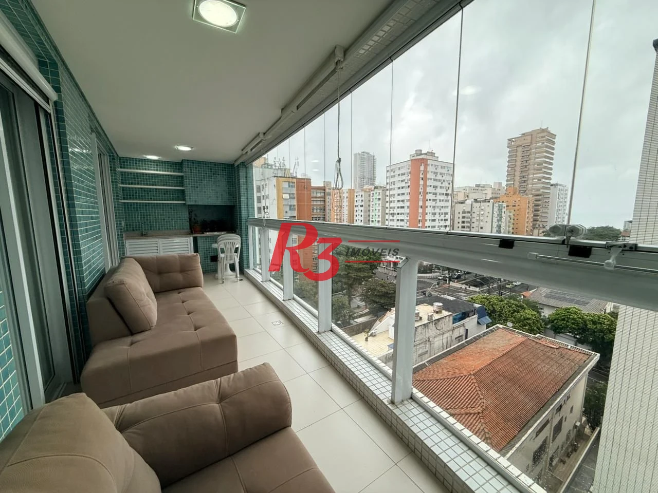 Apartamento com 3 dormitórios à venda, 141 m² por R$ 1.990.000,00 - Aparecida - Santos/SP