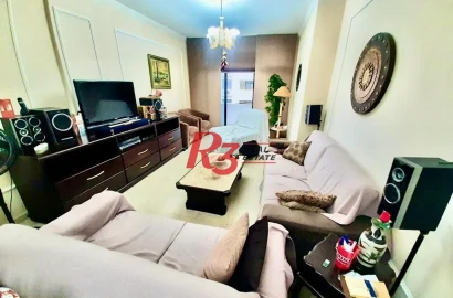 Apartamento com 3 dormitórios à venda, 157 m² por R$ 910.000,00 - Ponta da Praia - Santos/SP