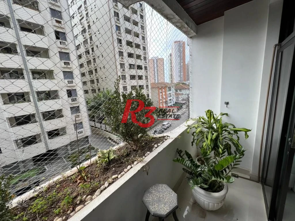Apartamento com 3 dormitórios à venda, 157 m² por R$ 960.000,00 - Ponta da Praia - Santos/SP
