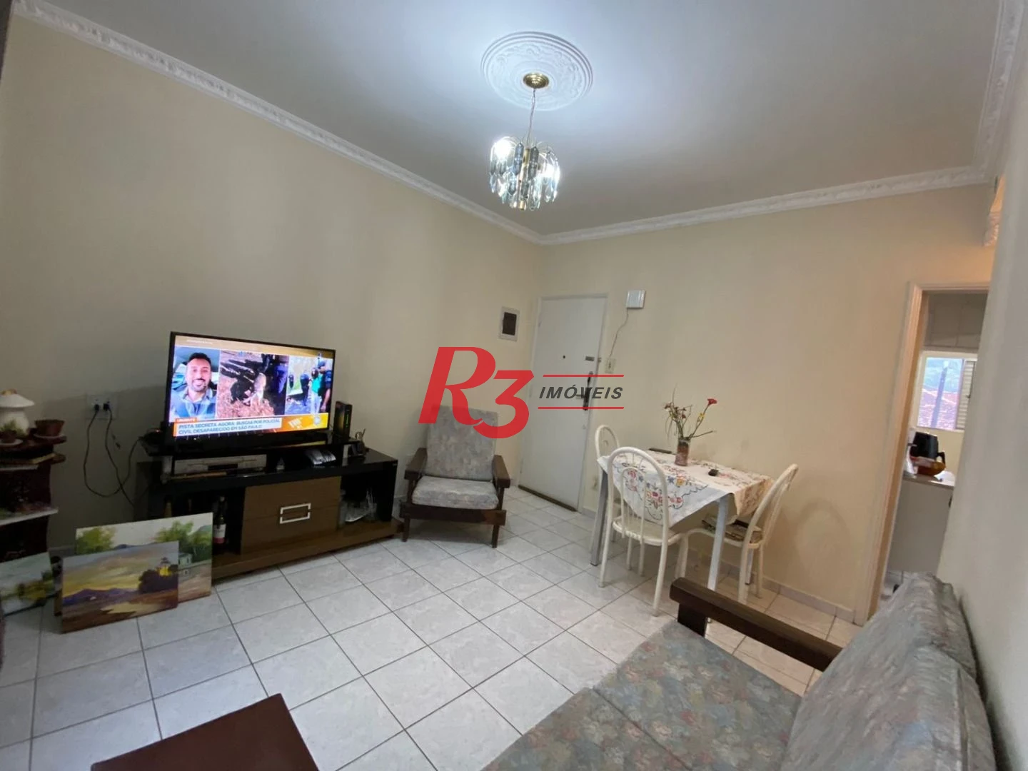 Apartamento com 2 dormitórios à venda, 59 m² por R$ 300.000,00 - Marapé - Santos/SP