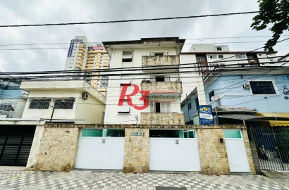 Apartamento com 3 dormitórios à venda, 87 m² por R$ 430.000,00 - Boqueirão - Santos/SP