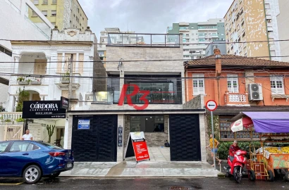 Sobrado com 3 dormitórios à venda, 300 m² por R$ 2.190.000,00 - Embaré - Santos/SP
