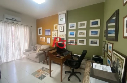 Apartamento com 1 dormitório à venda, 55 m² por R$ 445.000,00 - Boqueirão - Santos/SP
