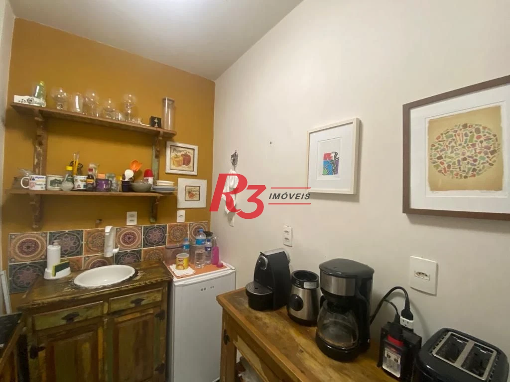 Apartamento com 1 dormitório à venda, 55 m² por R$ 445.000,00 - Boqueirão - Santos/SP