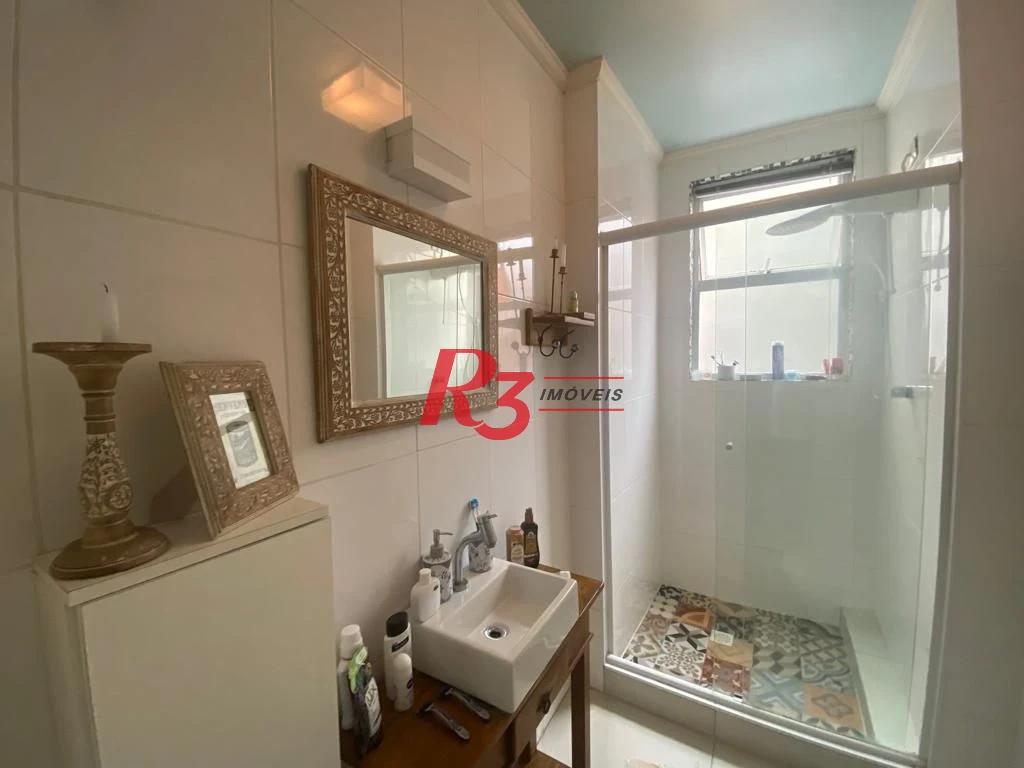 Apartamento com 1 dormitório à venda, 55 m² por R$ 445.000,00 - Boqueirão - Santos/SP