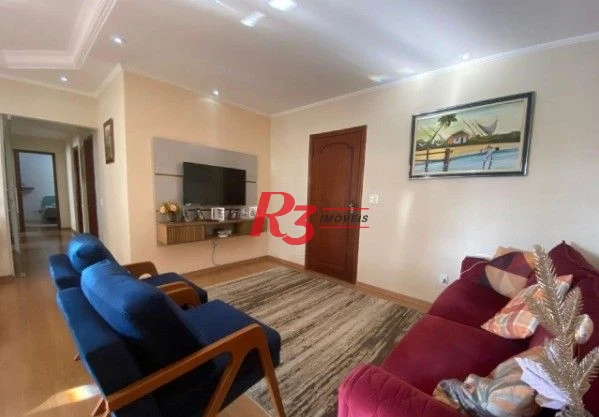 Apartamento com 3 dormitórios à venda, 101 m² por R$ 650.000,00 - Itararé - São Vicente/SP