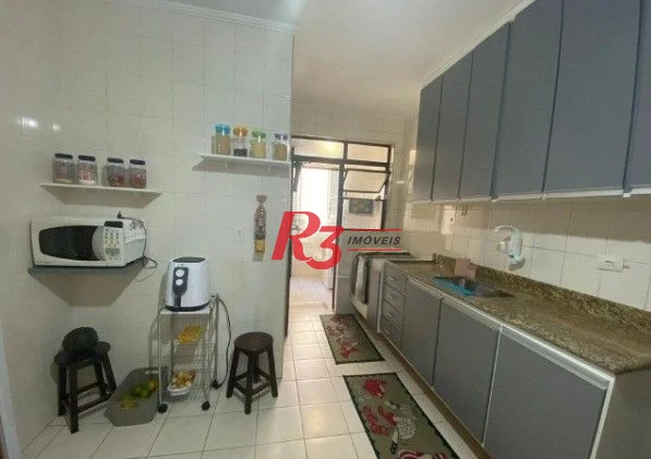 Apartamento com 3 dormitórios à venda, 101 m² por R$ 650.000,00 - Itararé - São Vicente/SP