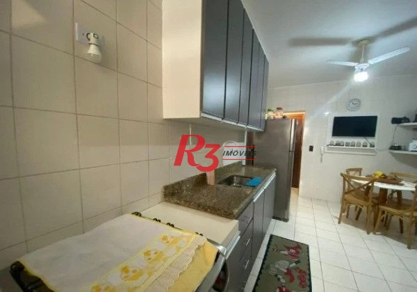 Apartamento com 3 dormitórios à venda, 101 m² por R$ 650.000,00 - Itararé - São Vicente/SP