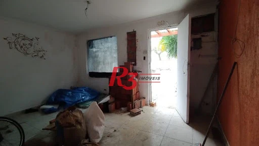 Casa com 2 dormitórios para alugar, 50 m² - Marapé - Santos/SP