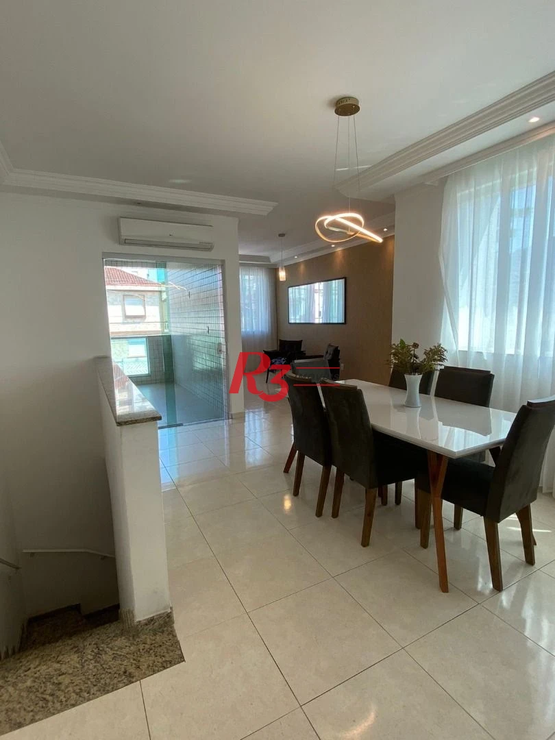 Casa com 3 dormitórios à venda, 156 m² por R$ 848.000,00 - Campo Grande - Santos/SP