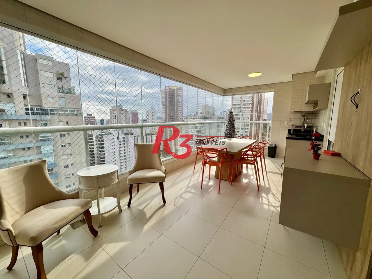 Apartamento com 3 dormitórios à venda, 127 m² por R$ 1.950.000,00 - Boqueirão - Santos/SP