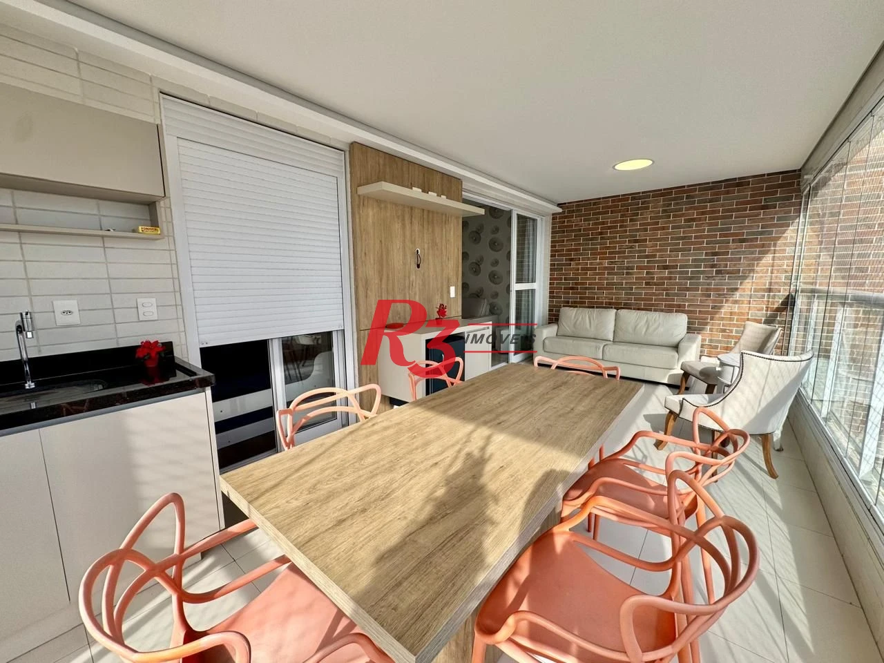 Apartamento com 3 dormitórios à venda, 127 m² por R$ 1.950.000,00 - Boqueirão - Santos/SP