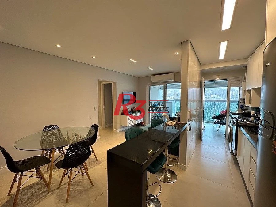 Apartamento, 66 m² - venda por R$ 750.000,00 ou aluguel por R$ 5.950,00/mês - José Menino - Santos/SP