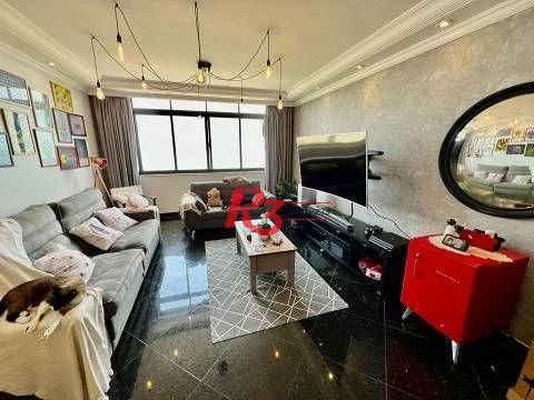 Apartamento com 3 dormitórios à venda, 144 m² por R$ 1.600.000,00 - Gonzaga - Santos/SP