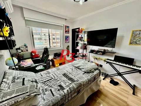 Apartamento com 3 dormitórios à venda, 144 m² por R$ 1.600.000,00 - Gonzaga - Santos/SP