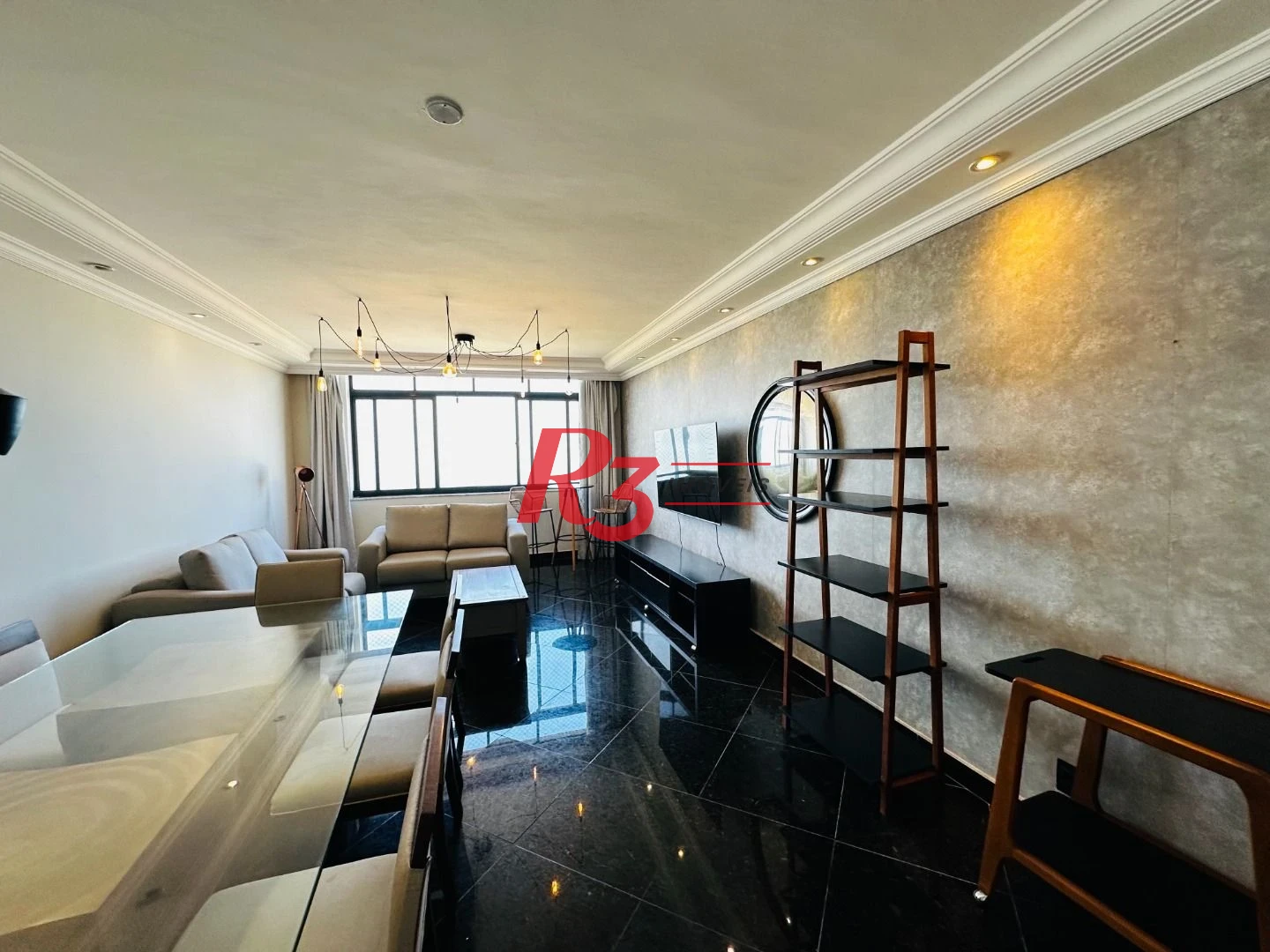 Apartamento com 3 dormitórios para alugar, 144 m² por R$ 9.500,02 - Gonzaga - Santos/SP