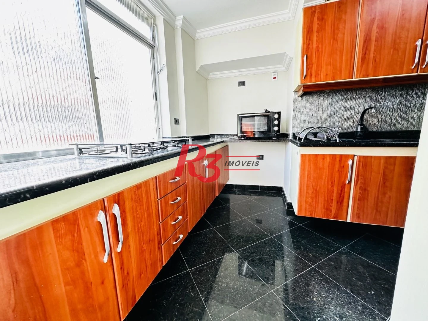 Apartamento com 3 dormitórios para alugar, 144 m² por R$ 9.500,02 - Gonzaga - Santos/SP