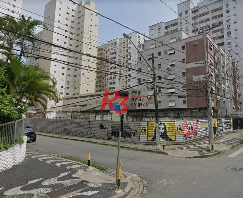 Terreno para alugar, 840 m² por R$ 40.000,00/mês - Gonzaga - Santos/SP