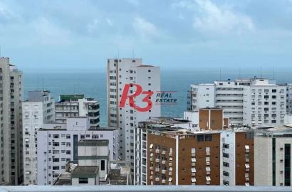 Apartamento com 3 dormitórios à venda, 136 m² por R$ 1.700.000,00 - Boqueirão - Santos/SP