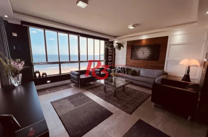 Apartamento com 3 dormitórios, 148 m² - venda por R$ 1.800.000,00 ou aluguel por R$ 17.000,00/mês - Pompéia - Santos/SP