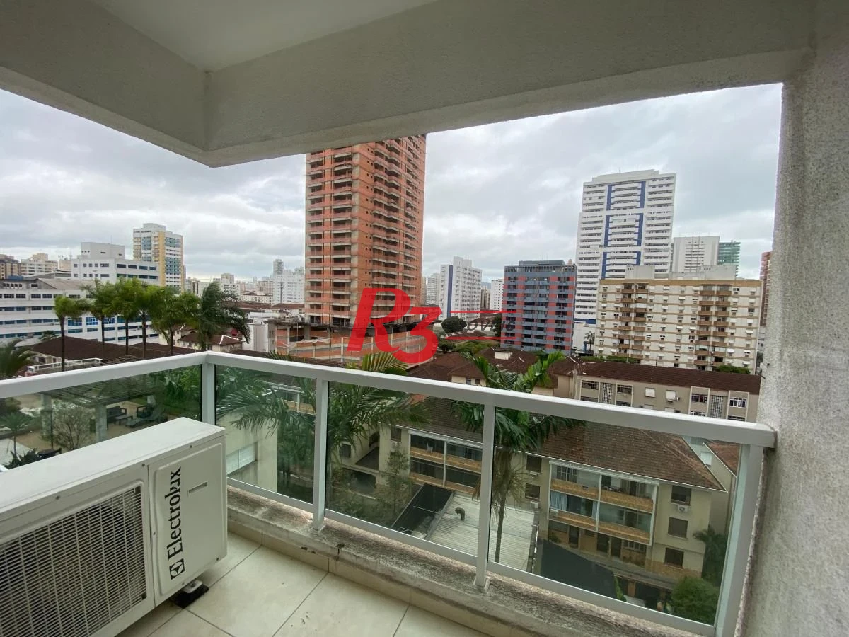 Apartamento com 1 dormitório com Lazer, 47 m² por R$ 660.000 - Boqueirão - Santos/SP