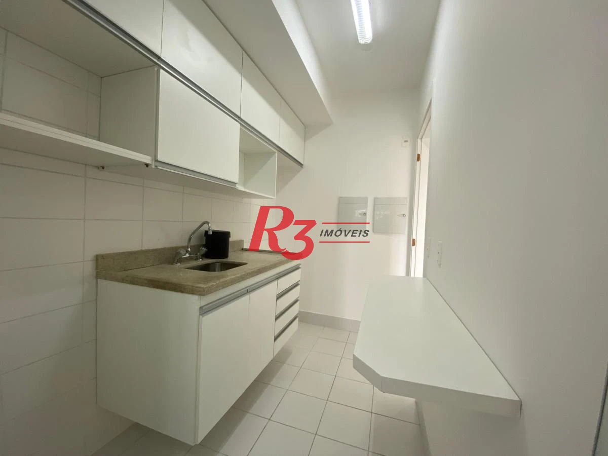 Apartamento com 1 dormitório com Lazer, 47 m² por R$ 660.000 - Boqueirão - Santos/SP