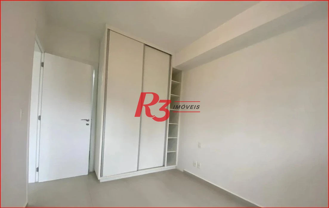 Apartamento com 1 dormitório com Lazer, 47 m² por R$ 660.000 - Boqueirão - Santos/SP