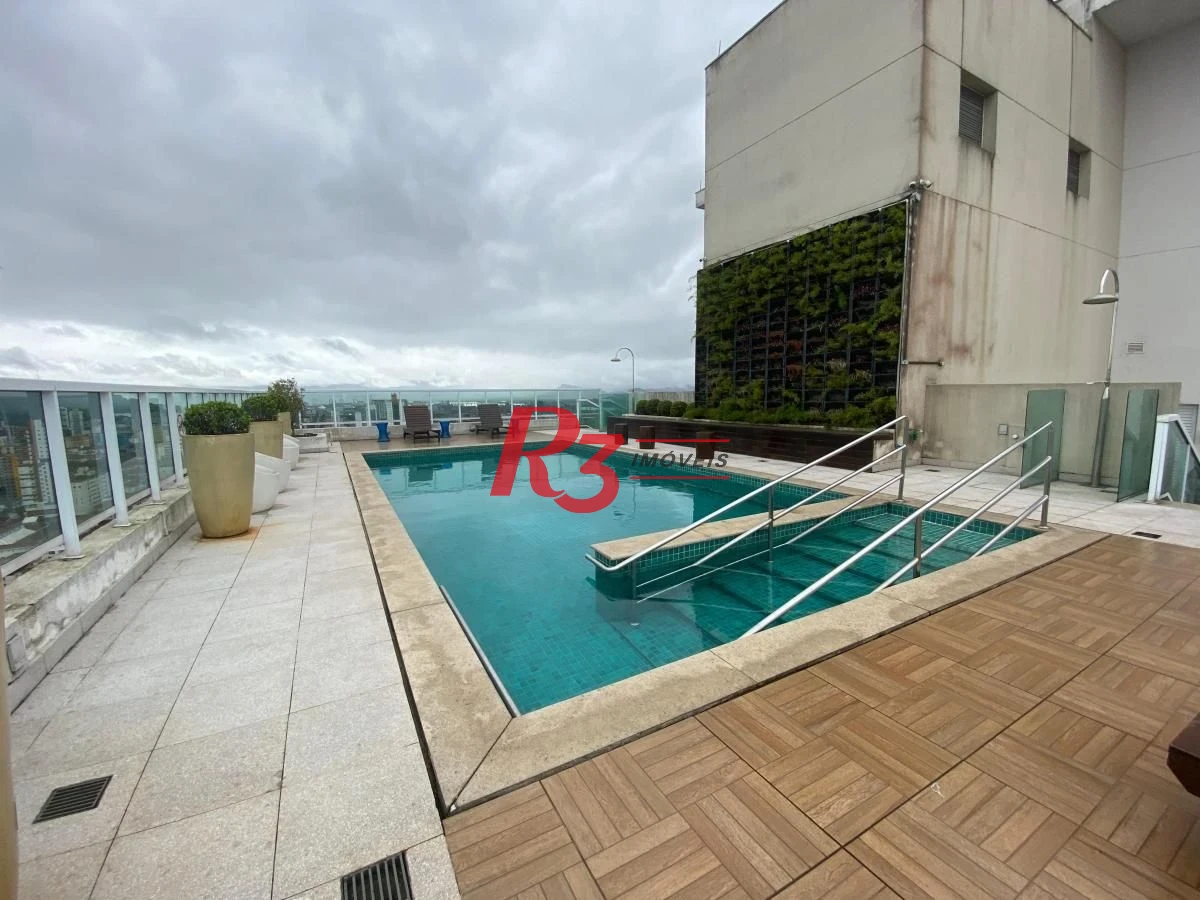 Apartamento com 1 dormitório com Lazer, 47 m² por R$ 660.000 - Boqueirão - Santos/SP