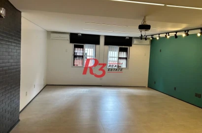 Sala para alugar, 50 m² por R$ 3.000,01/mês - Gonzaga - Santos/SP