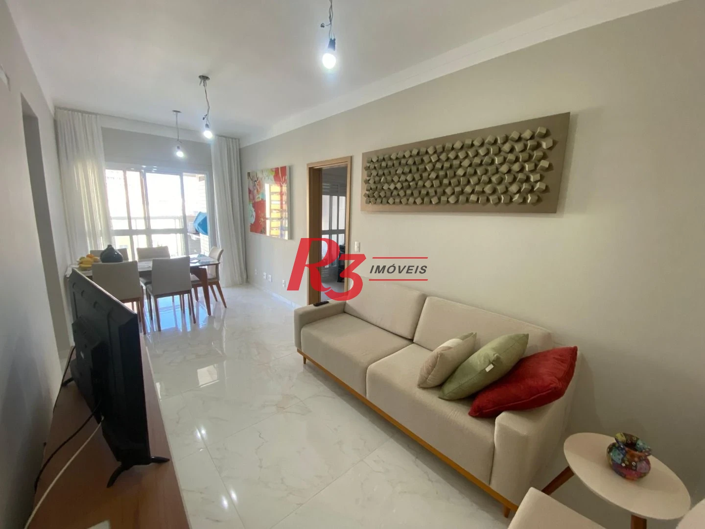 Apartamento com 2 dormitórios à venda, 87 m² por R$ 1.380.000,00 - Gonzaga - Santos/SP