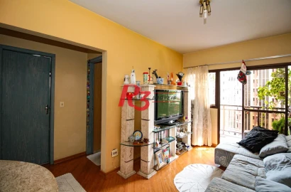 Apartamento para alugar, 55 m² por R$ 3.000,00/mês - Boqueirão - Santos/SP