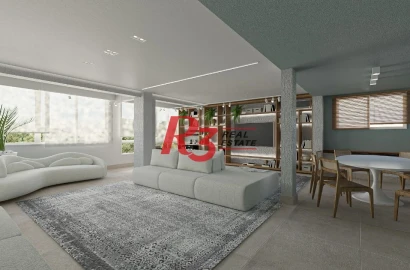 Apartamento à venda, 224 m² por R$ 2.430.000,00 - Boqueirão - Santos/SP
