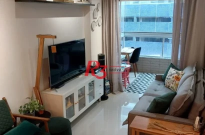 Apartamento à venda, 69 m² por R$ 625.000,00 - Itararé - São Vicente/SP