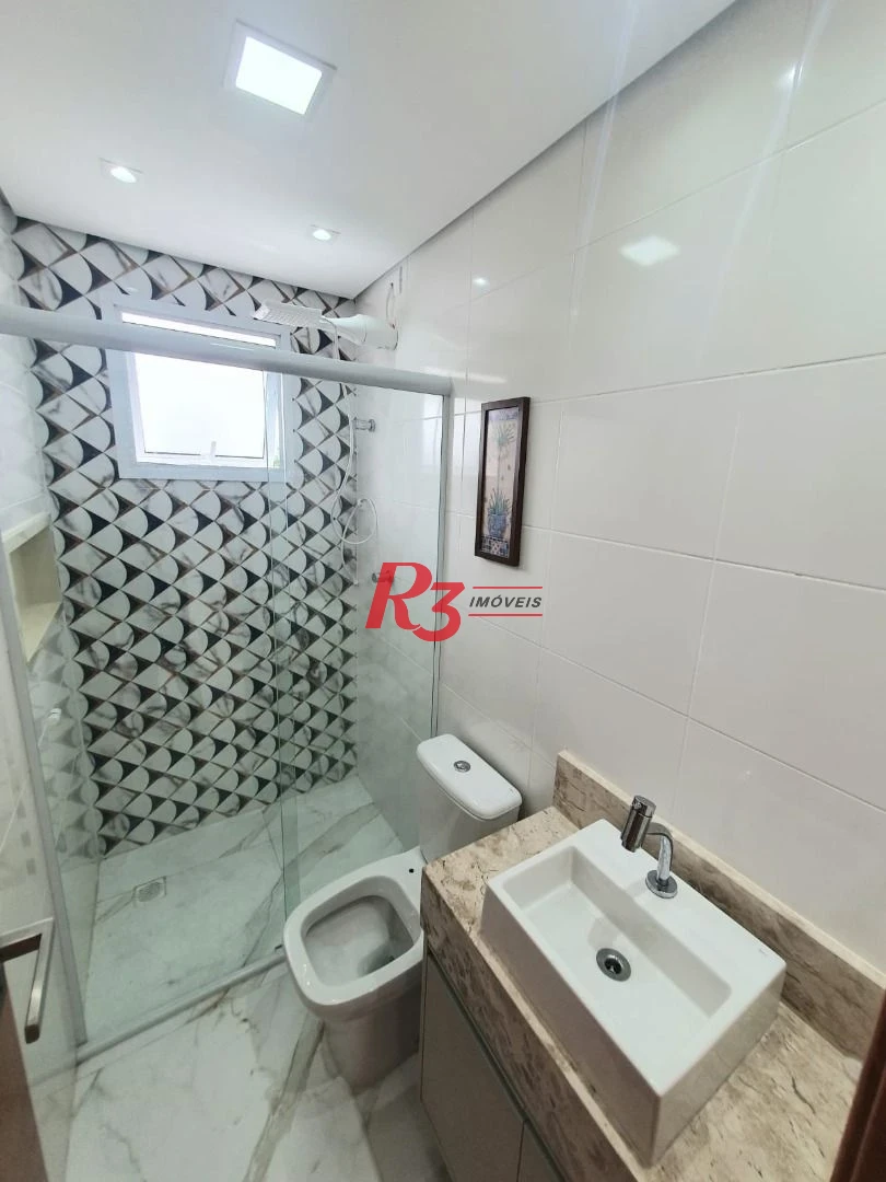 Apartamento Garden com 2 dormitórios,  m² - venda por R$ 750.000 ou aluguel por R$ 5.300/mês - Embaré - Santos/SP