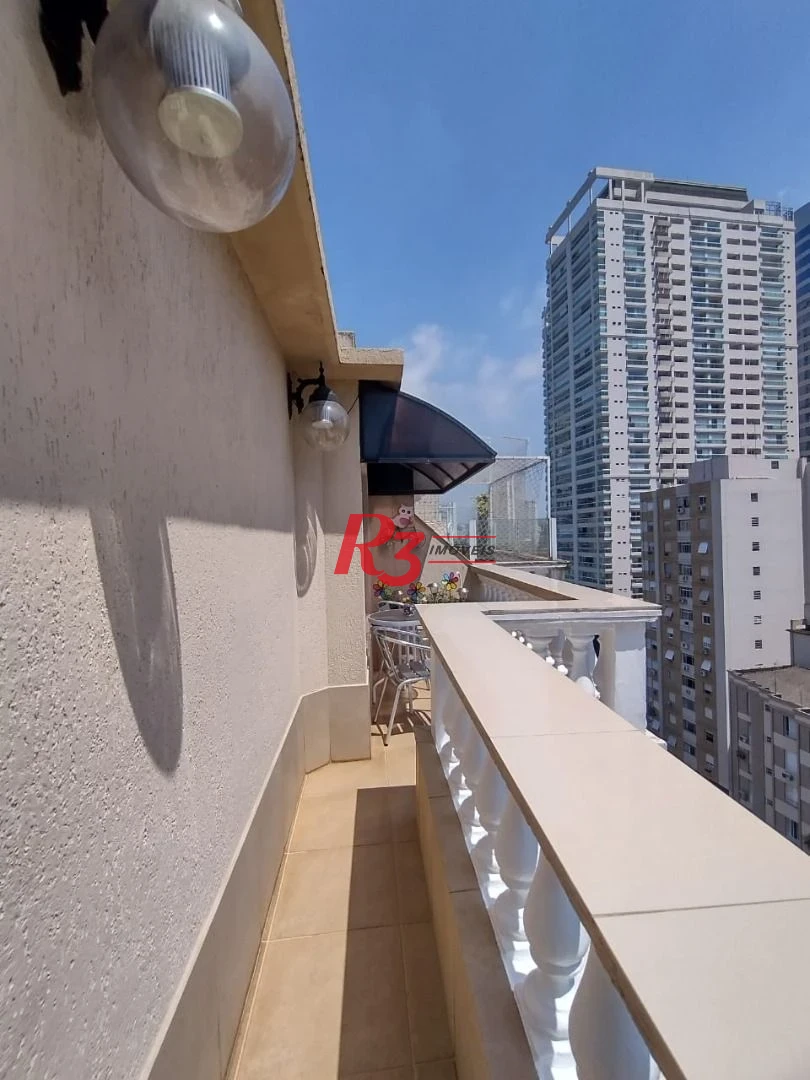 Cobertura à venda, 223 m² por R$ 1.260.000,00 - Aparecida - Santos/SP
