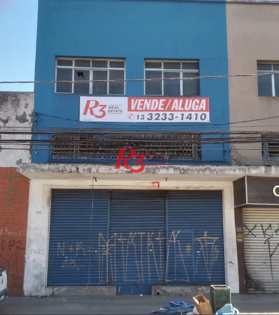 Prédio, 555 m² - venda por R$ 1.750.000,00 ou aluguel por R$ 10.000,00/mês - Valongo - Santos/SP